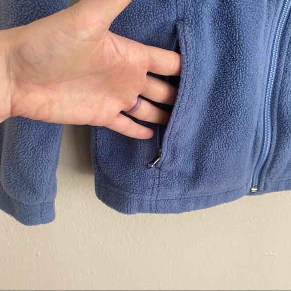 Columbia Lavender Purple Zip Up Fleece Jacket Girl’s Size Medium 10/12 - Picture 6 of 10